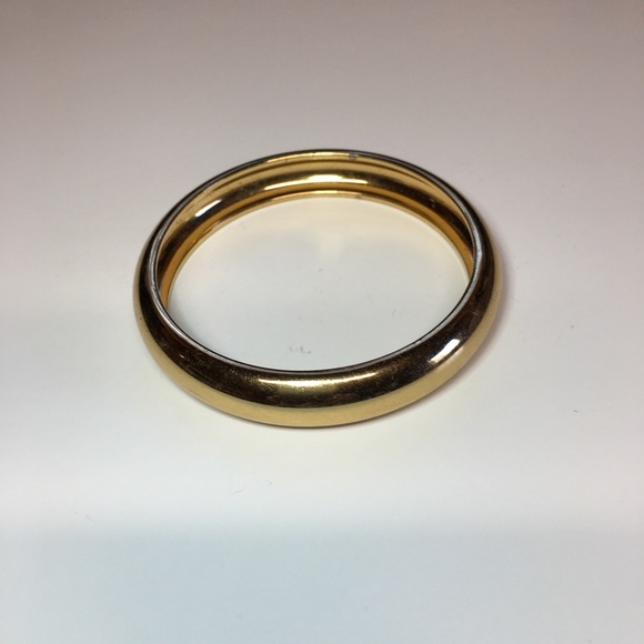 Gold tone Monet Bangle Bracelet - Picture 1 of 2